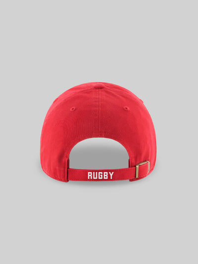 TEIKYO '47 CLEAN UP T logo red