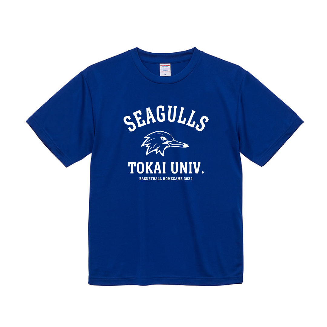 東海大学 SEAGULLS HG24 ドライTシャツ ブルー