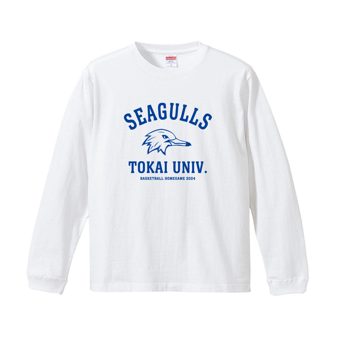 東海大学 SEAGULLS HG24 ドライロングTシャツ ホワイト