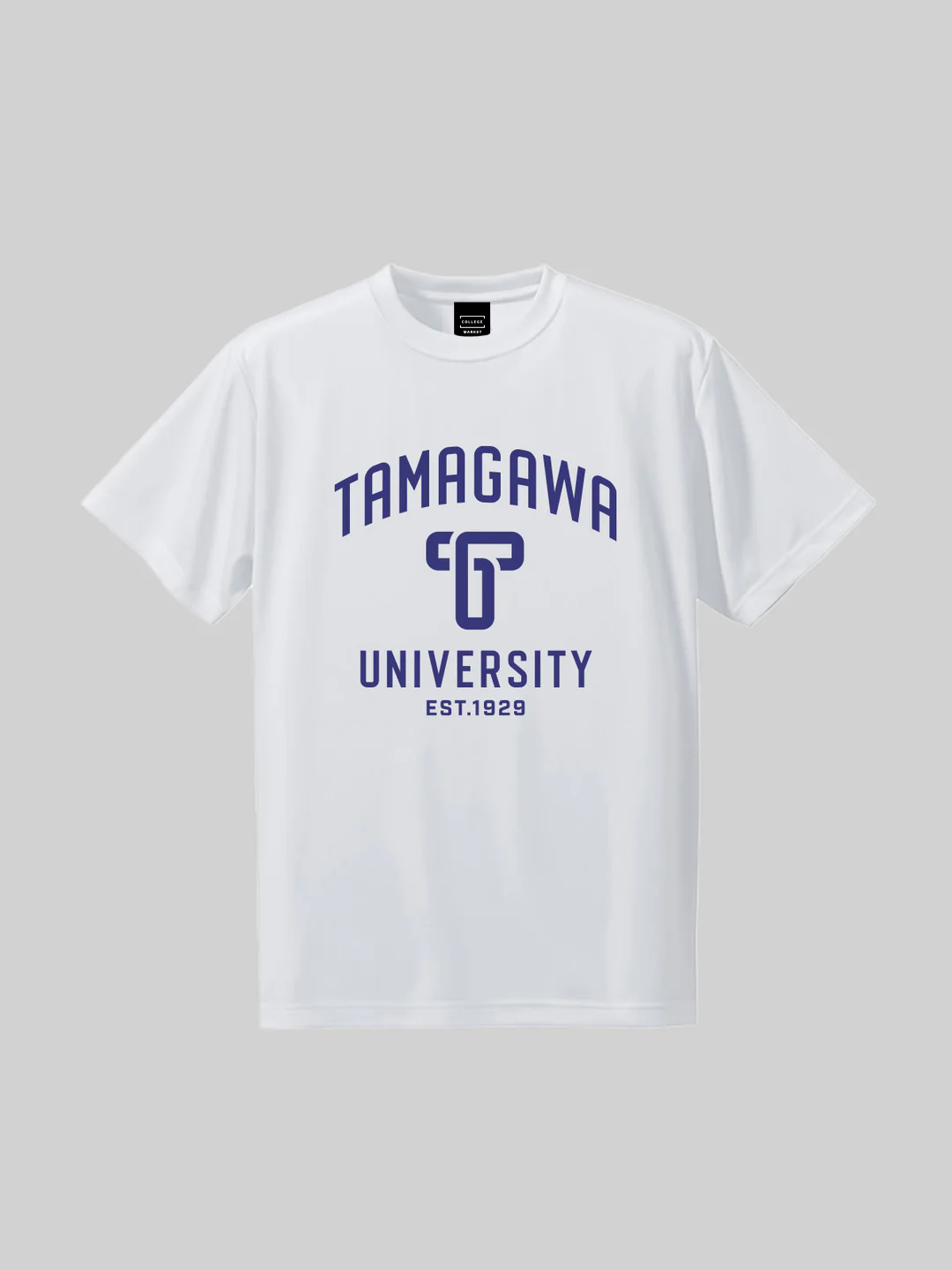 TAMAGAWA SPORTS Short Sleeve Dry TEE T UNIV Logo White