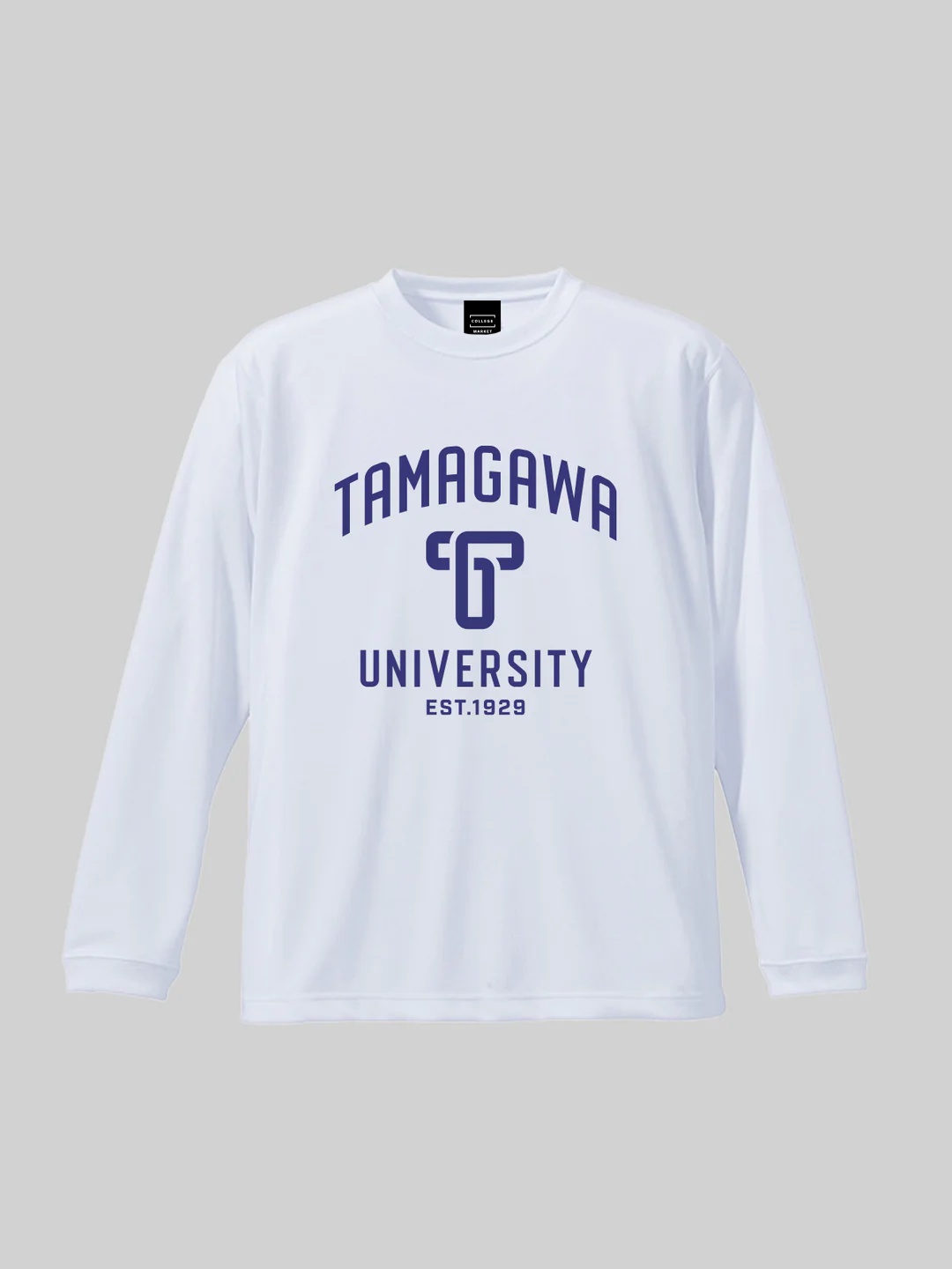 TAMAGAWA Sports Dry Long Sleeve TEE T UNIV Logo White
