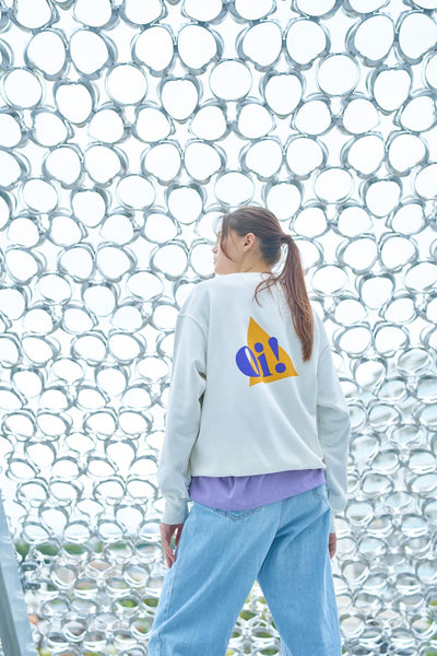 OIDAI WEGO スタンダードクルーネックスウェット Oi!ロゴ オフホワイト