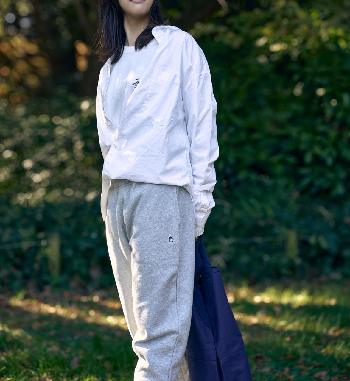 CHUKYO MUNSINGWEAR 22AWロングスリーブTEE CUロゴ ホワイト