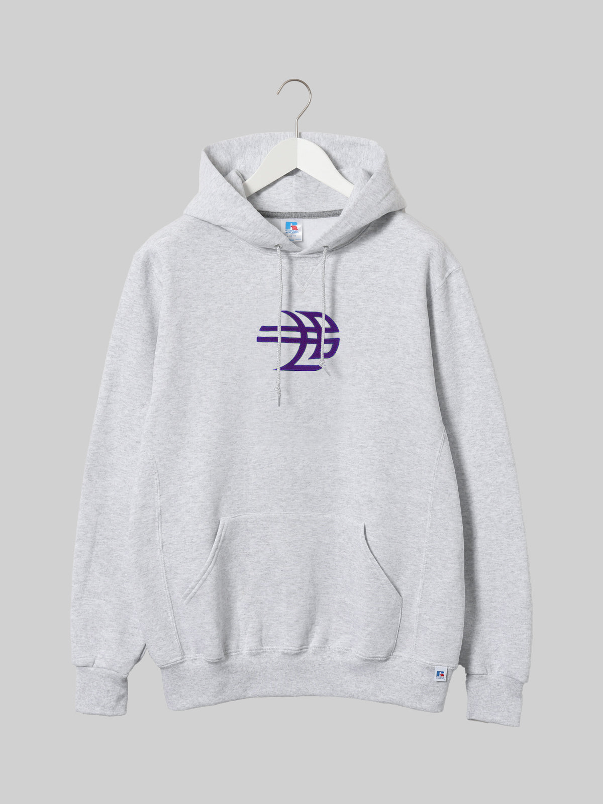 OIDAI Russell Athletic プルオーバーパーカー OIKAZEロゴ アッシュ 