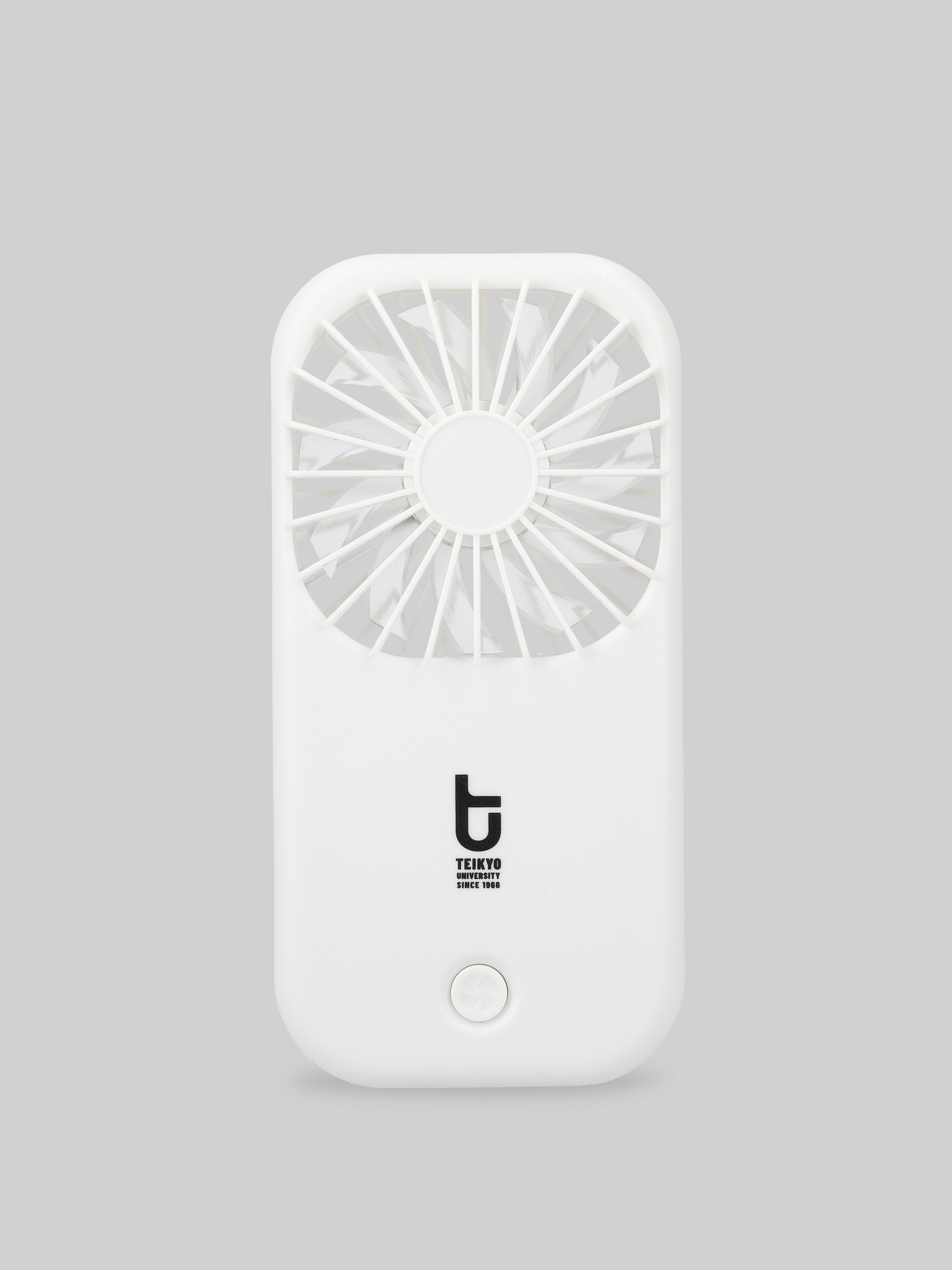 TEIKYO ハンディファン tuロゴ ホワイト