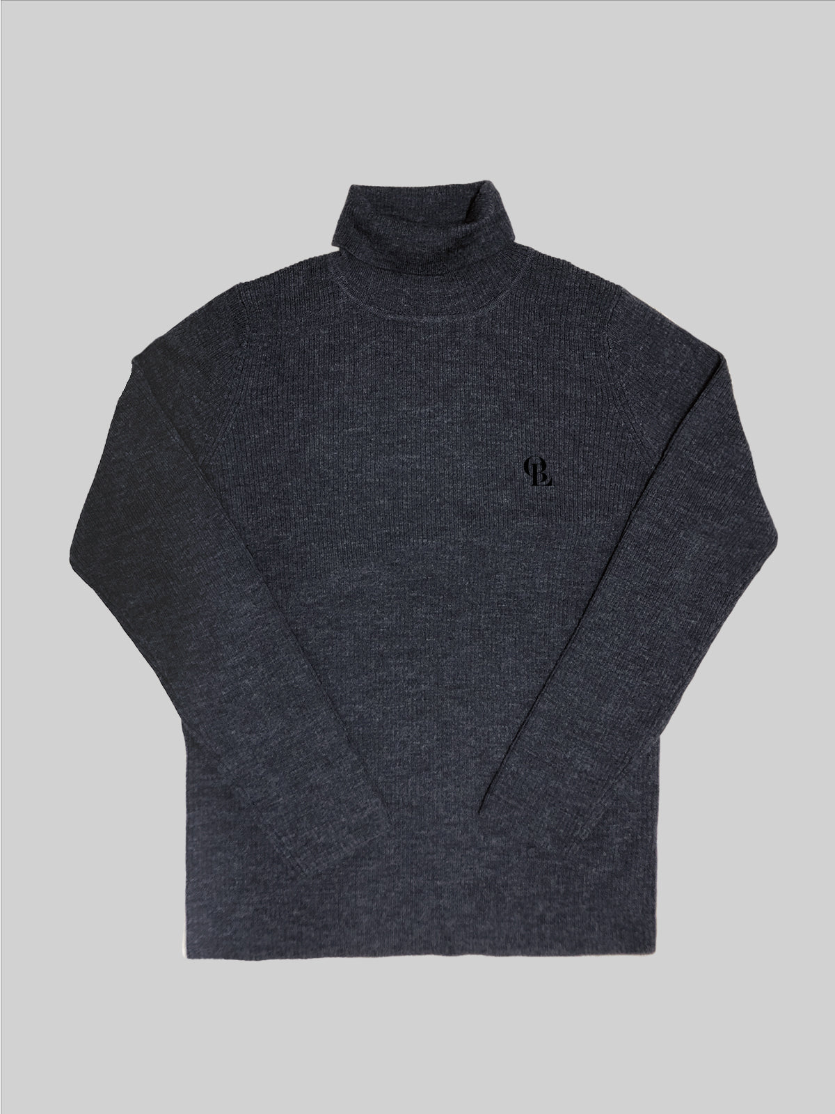 [ 桜美林大学教職員様限定 ] J F OBERLIN タートルネック（メンズ） OBLロゴ チャコール