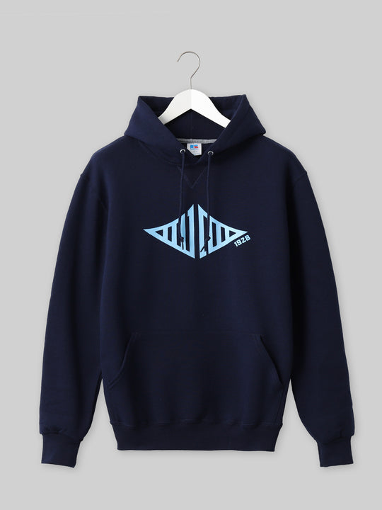 JINDAI Russell Athletic プルオーバーパーカー ブリッジロゴ